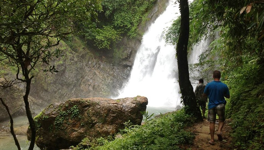 Elephant Trekking & Waterfall